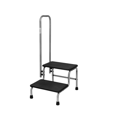 Marchepied médical Holtex avec rampe (2 marches)