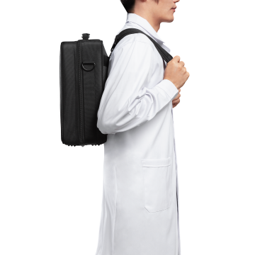 Cardiotocographe / Moniteur foetal gémellaire Edan FTS-6 Mobile avec tablette + VCT