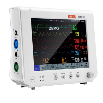 Moniteur de surveillance des signes vitaux M1000 (PNI, SpO2, RESP, T,ECG)