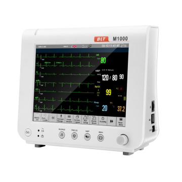 Moniteur de surveillance des signes vitaux M1000 (PNI, SpO2, RESP, T,ECG)