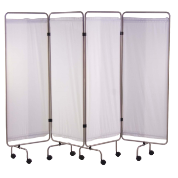 Paravent en inox blanc Holtex