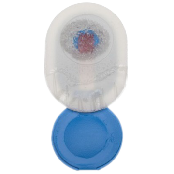 Electrodes ECG ovales à pression Blue Sensor N-00-S/25 Ambu - connecteur excentré en laiton (lot de 1000)